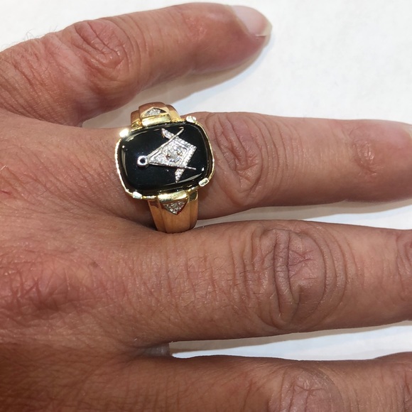 Men Masonic ring - Picture 4 of 7